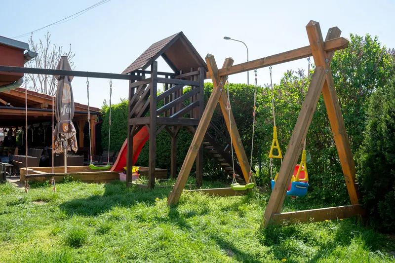 Children’s playground at Hotel Dominika