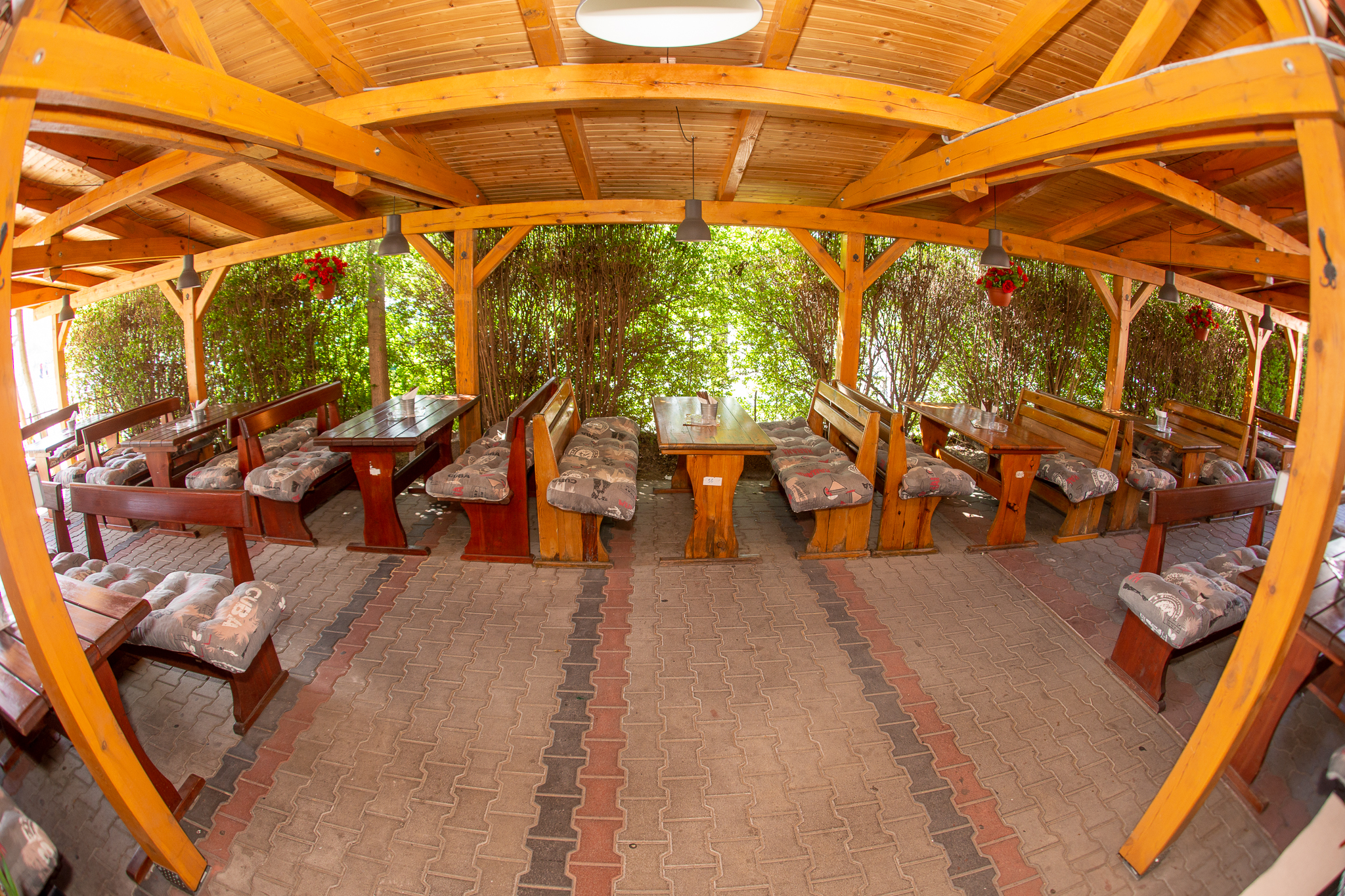 Vonkajšia terasa Hotel Dominika